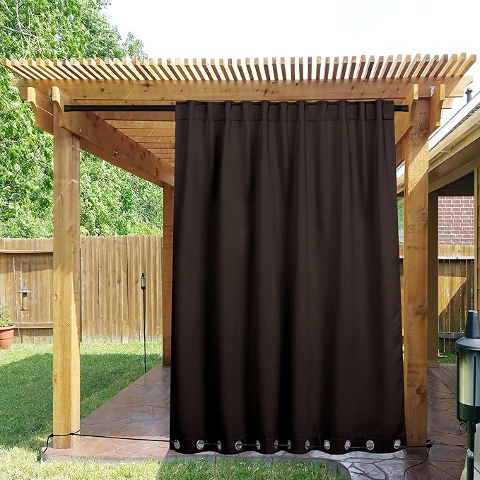 NICETOWN 2 Panels Outdoor Curtains by NICETOWN