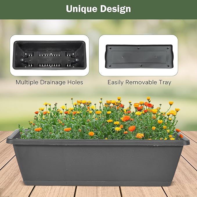 GENMOUS 5 Tier Raised Garden Bed Tall 45FT Vertical Elevated Garden Planter - Image 6