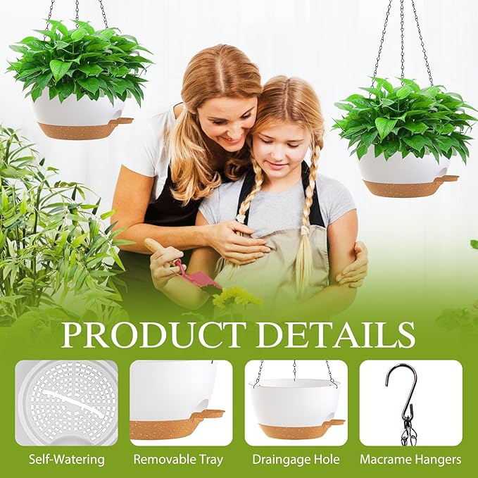 10 Inch Hanging Baskets 2 PC - Image 3