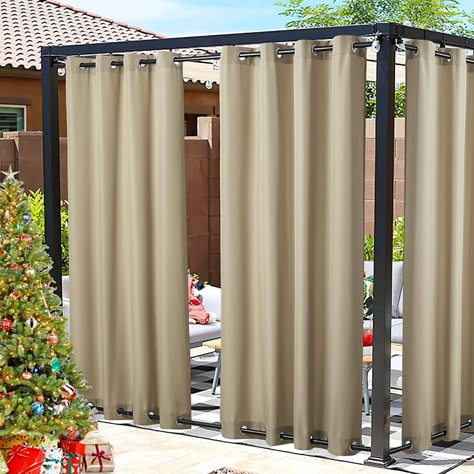 NICETOWN Canvas Outdoor Curtains by NICETOWN