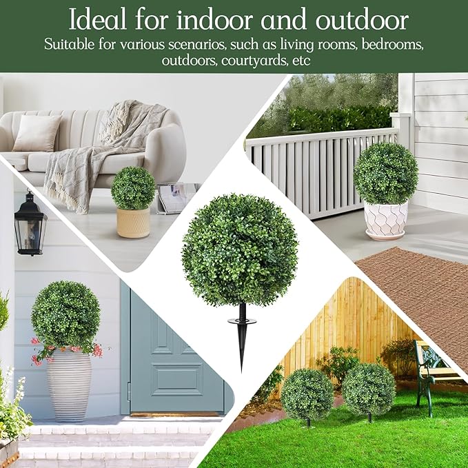 Artificial Topiary Bushes for Outdoors - Image 5