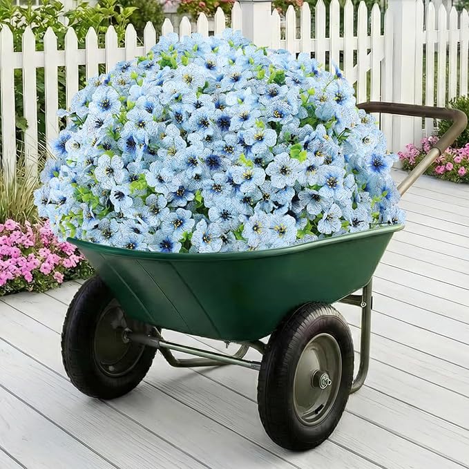 Artificial Flowers for Outdoor Indoor, Silk Flowers No Fade Fake Plastic - Image 3