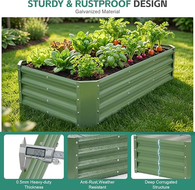 Galvanized Raised Garden Bed - Image 4