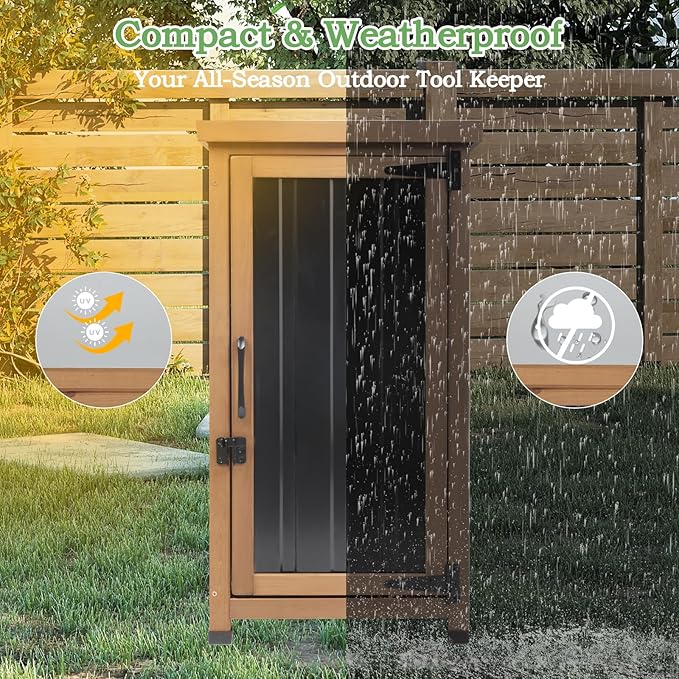 Small Outdoor Storage Cabinet Waterproof - Image 7