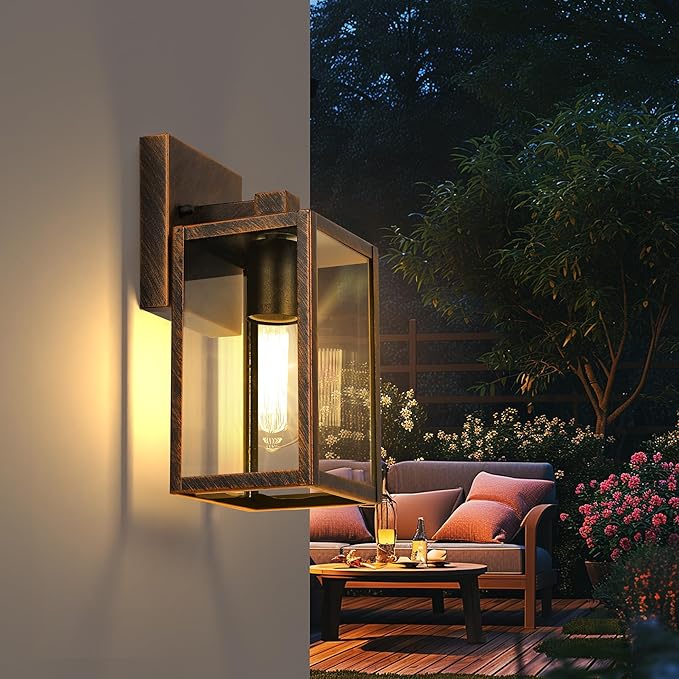 WIHTU Outdoor Lights for House, LED Exterior Front Porch Light Fixtures for - Image 8