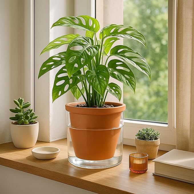 D'vine Dev 6 Inch Design Self Watering Pot - Image 7
