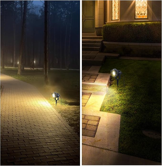 10W Dusk to Dawn Led Light 120V 3000K 1000lm Warm White Landscape Outdoor - Image 4