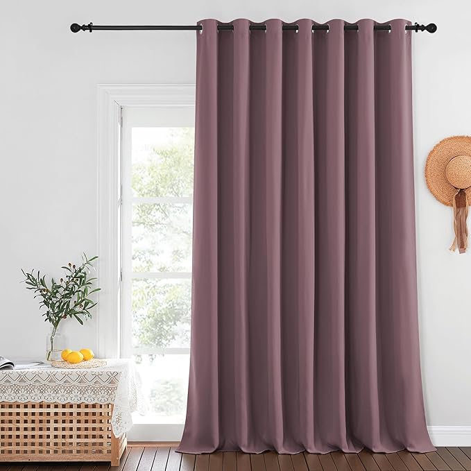 NICETOWN Blackout Patio Curtains 100 x 144 Inches Long by NICETOWN
