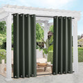 NICETOWN 2 Panels Long Outdoor Curtains Waterproof 108 inch Length by NICETOWN