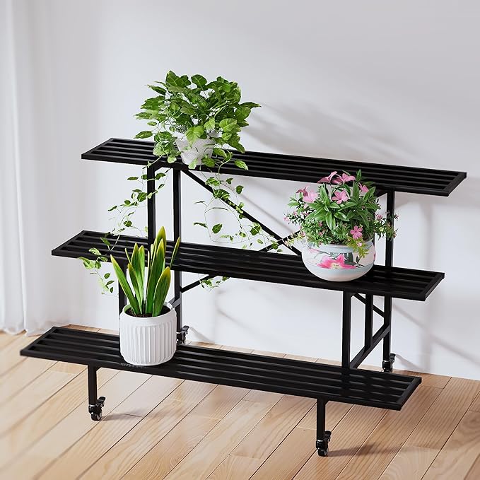 Zhongma 3 Tier Sturdy Metal Plant Stand - Image 2