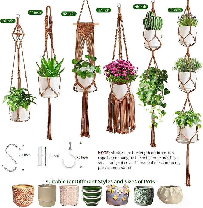 Macrame Plant Hangers - Image 6