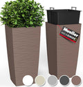 Mueller Janska M-Resin Heavy Duty Tall Planter, Indoor/Outdoor Grande Plant by Mueller