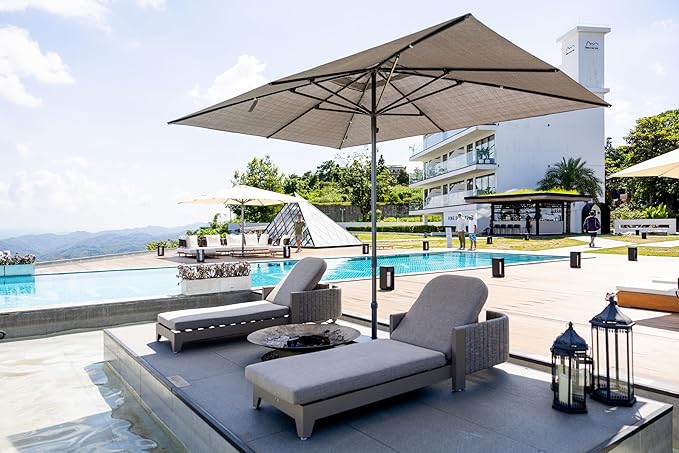 PURPLE LEAF Patio Chaise Lounge - Image 2