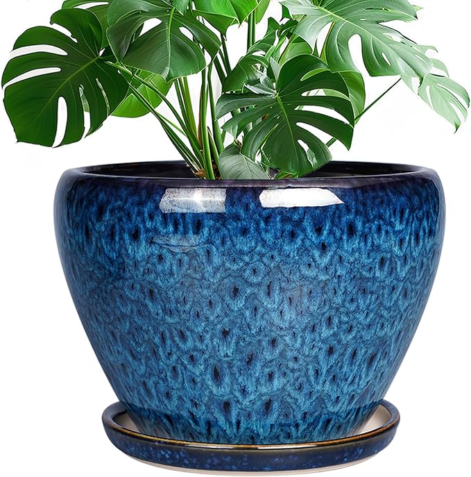 10 Inch Ceramic Planter Pot, Ceramic Plant Pot by Ceramicfor
