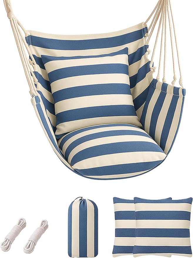 Hammock Chair Swing 2 Cushions Included by Unknown