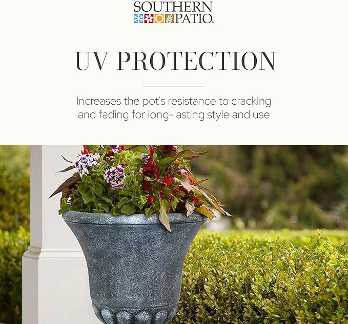Southern Patio Winston Plant Urn, Garden Planter Urn - Image 4