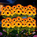 Solar Sunflower Lights 6 Pack by YJFWAL