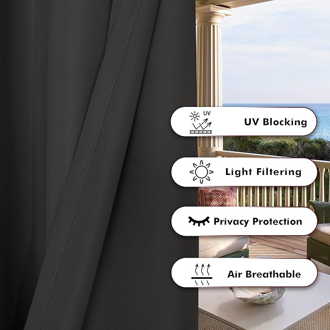 BONZER Waterproof Outdoor Curtains - Image 4