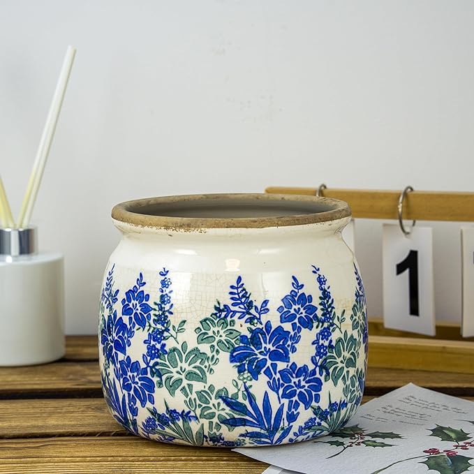 Flower Pot, Vintage Ceramic Pot - Image 8