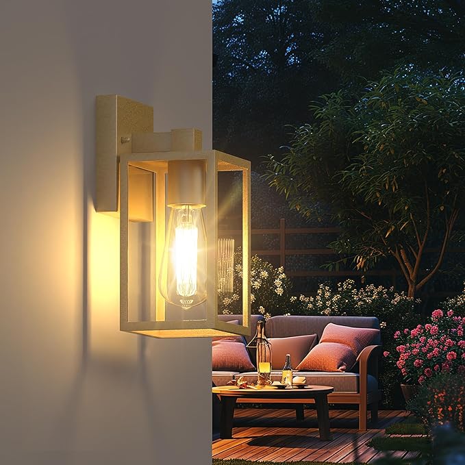 WIHTU Gold Outdoor Exterior Light Fixture - Image 8