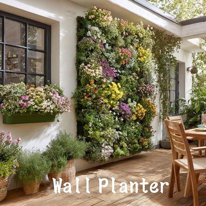 36 Pockets Living Wall Planter Indoor, Self Watering Wall Hanging Planters - Image 5