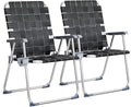 VINGLI Aluminum Oversize Patio Lawn Chairs Folding Set of 2 by VINGLI