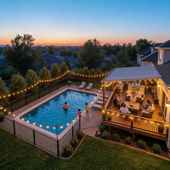 RTTY Classic Series 200FT Outdoor String Lights Expandable System - Image 6