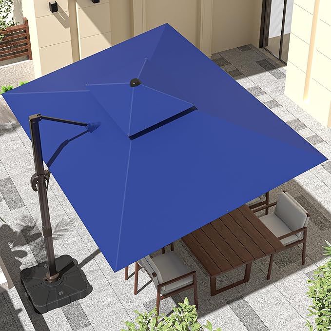 9' X 12' Cantilever Outdoor Patio Umbrellas by ORYNTREX