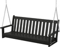 POLYWOOD GNS60BL Vineyard 60" Outdoor Swing by POLYWOOD