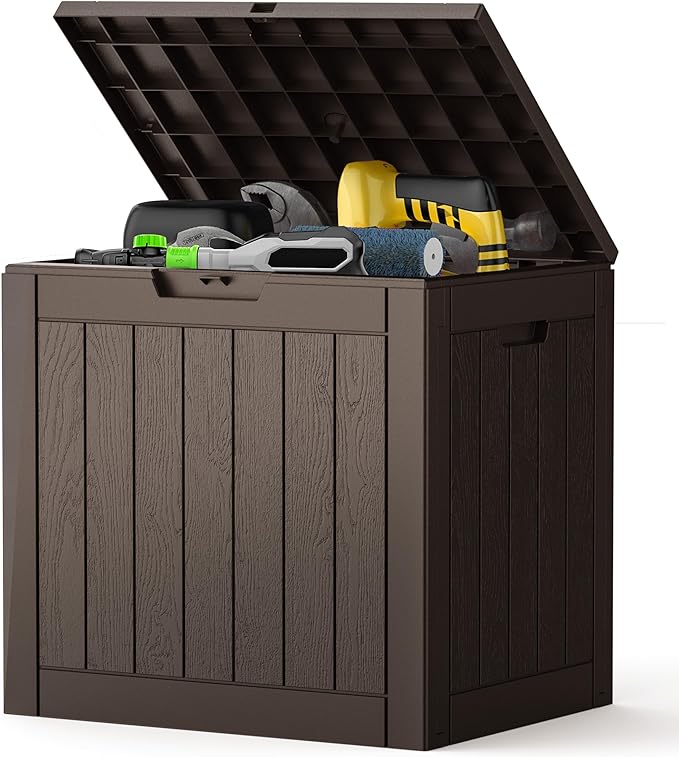 NEWBULIG 31 Gallon Outdoor Storage Box, Waterproof Deck Box by NEWBULIG