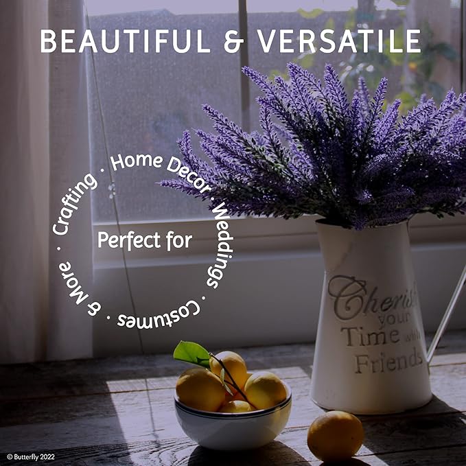 Butterfly Craze Lavender Flower Stems - Image 5