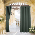 RYB HOME Outdoor Curtains for Patio Waterproof Block Sunlight Thermal Insulated by RYBHOME