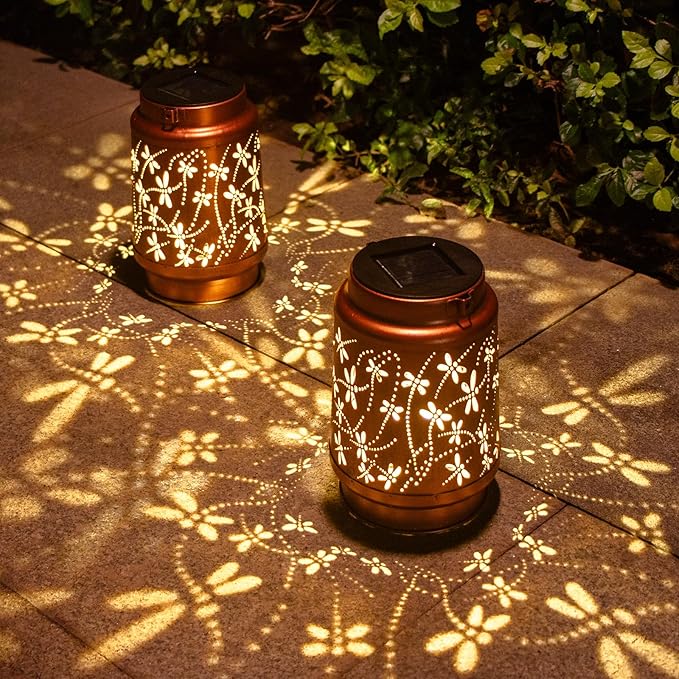 Dragonfly Birthday Gifts for Women Mom Grandma Solar Lanterns Outdoor - Image 7