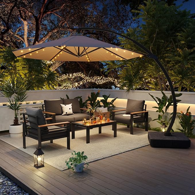 Aoxun Aluminum Patio Furniture Set - Image 4
