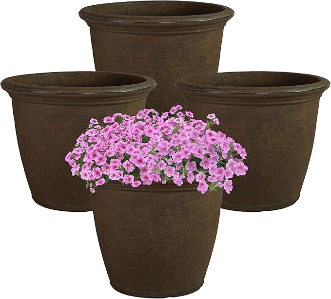 Sunnydaze 20-Inch Anjelica Large Plastic Pot by SunnydazeDecor