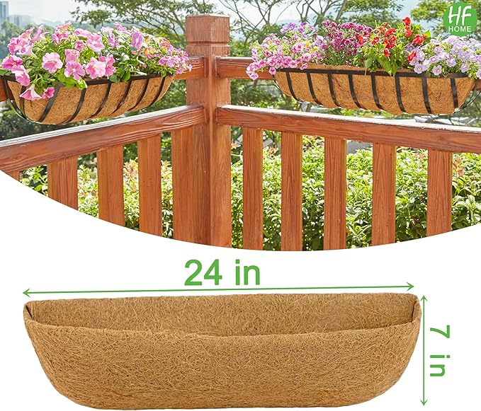 HFHOME 4PCS 24 Inch Coco Liners - Image 2