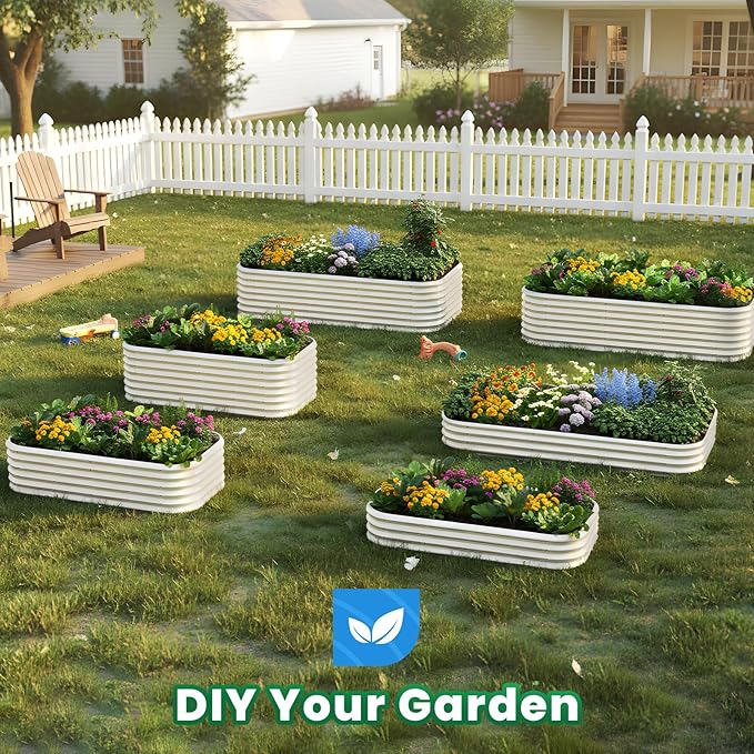 Quictent Galvanized Raised Garden Bed Kit, Ground Planter Strengthened by - Image 7