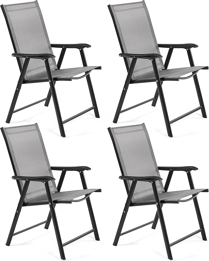 Yaheetech Patio Dining Chairs Set of 4 by Yaheetech