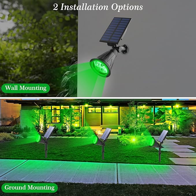 T-SUN Solar Spotlight LED Outdoor Wall Light, IP65 Waterproof, Auto-on at - Image 4