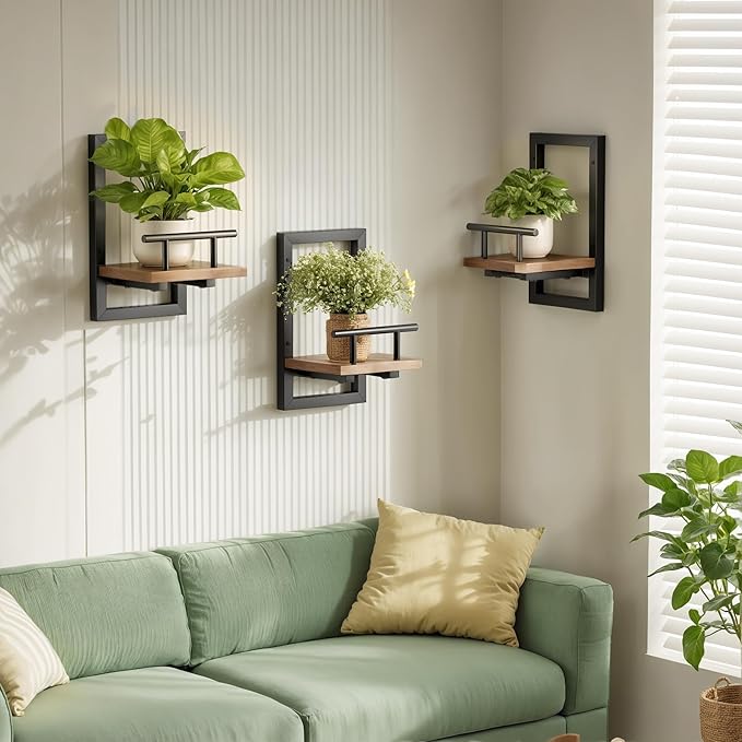 Floating Shelves for Wall, Plant Shelf Indoor, Wall Planters for Indoor - Image 4