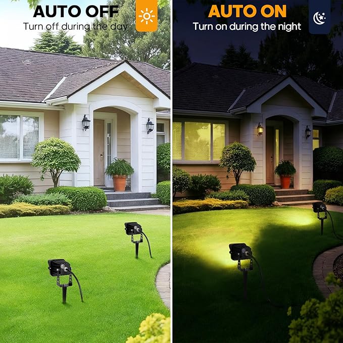 Dusk to Dawn Outdoor Lighting, 15W Spot Lights Outdoor - Image 2