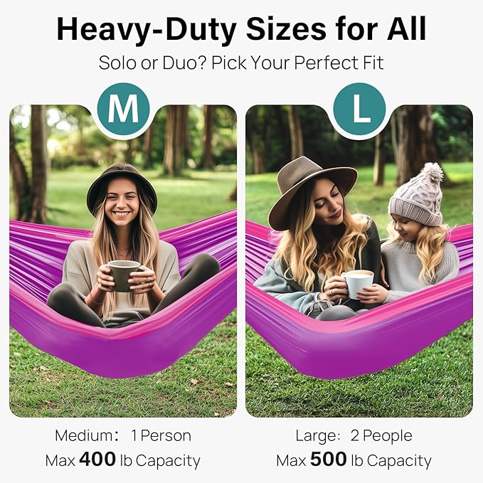 Kootek Camping Hammock, Portable Hammocks - Image 2