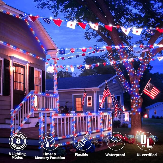 150ft LED Rope Lights Outdoor, 1080 LED Flexible Tube Lights - Image 2