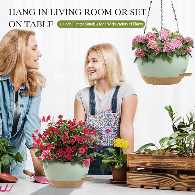 10 Inch Hanging Baskets 2 PC - Image 6