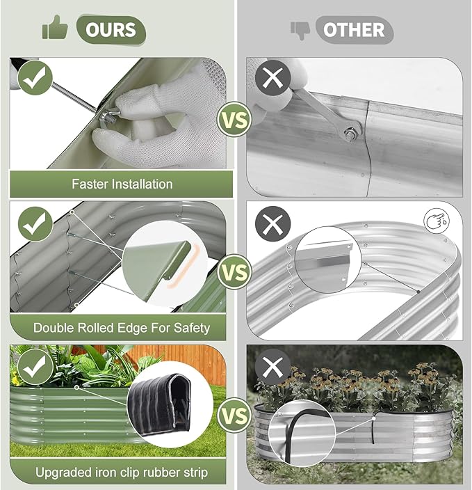 Galvanized Raised Garden Bed - Image 4