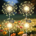 Garden Outdoor Lights, 4 Pack 120 LED Solar Garden Lights Fairy Lights Outdoor by Slyuexu