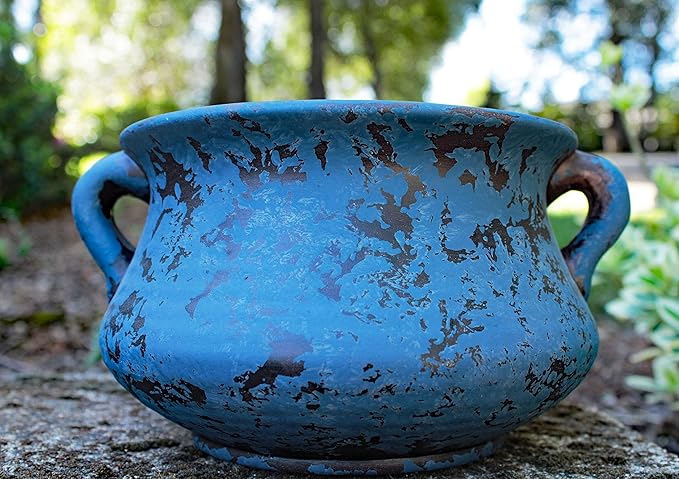 Egyptian Era Designed Earthen Ware Terra-Cotta Vessel/Planter - Image 6