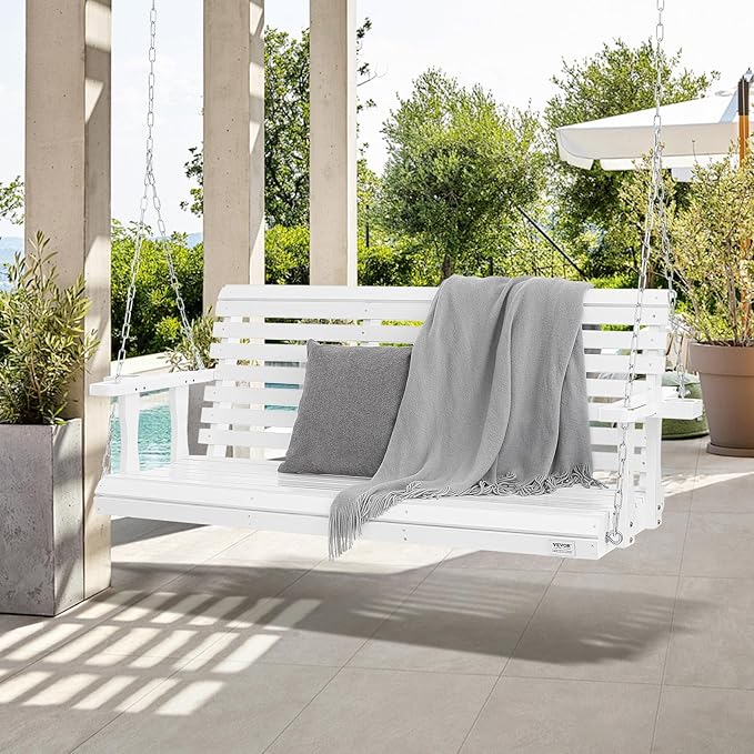 VEVOR Wooden Porch Swing 5.5FT - Image 8