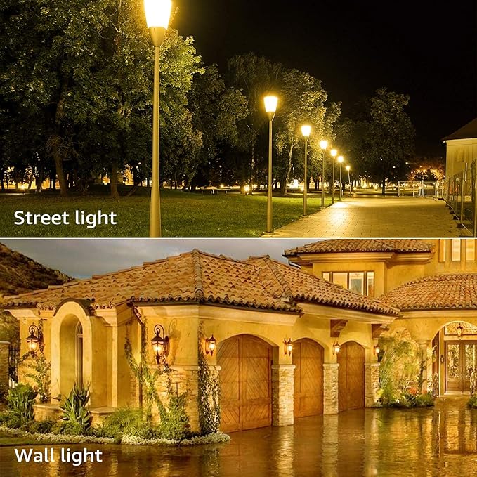 TORCHSTAR Yellow Dusk to Dawn Light Bulbs Outdoor, Sensor A19 LED Light Bulb - Image 9