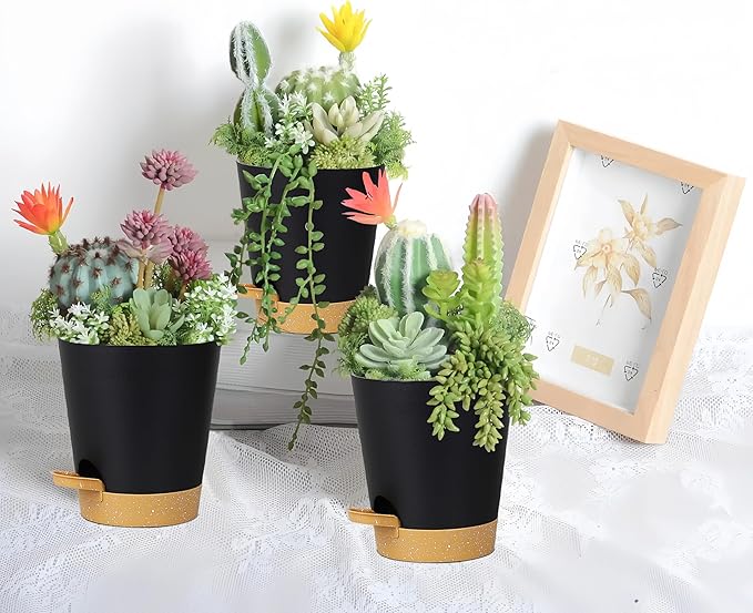12 Pack 4 Inch Self Watering Plant Pots - Image 5